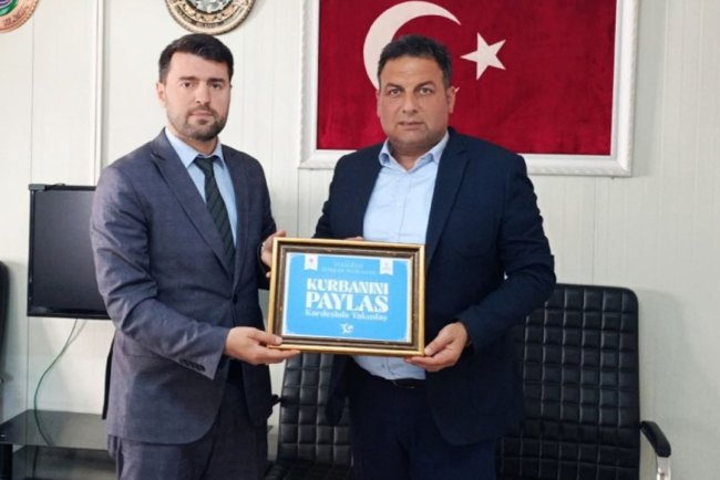 Başkan Yıldırım, kurbanını TDV'ye emanet etti