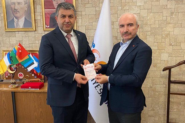 Gediz Belediye Başkanı'ndan TDV'ye destek