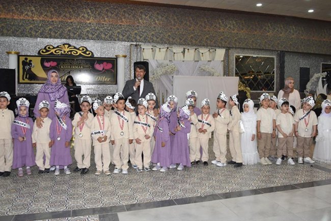 Bahşılı'da minikler yıl sonu heyecanı yaşadı