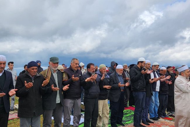 Türkmenbaba Yaylası'nda yağmur duası yapıldı