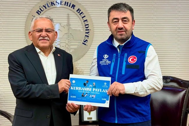 Başkan Büyükkılıç, kurban vekaletini TDV'ye verdi