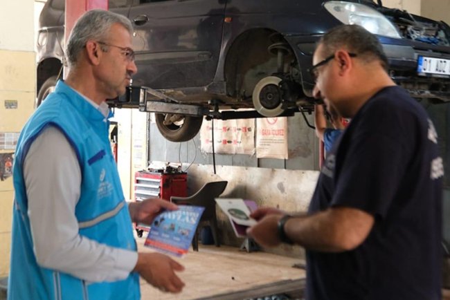 Sarıçam esnafına aile ziyareti