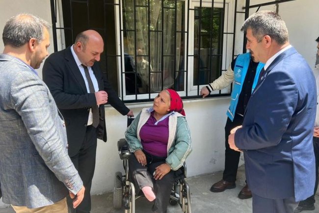 Kartal Müftülüğü, tekerlekli sandalye desteği sağlıyor