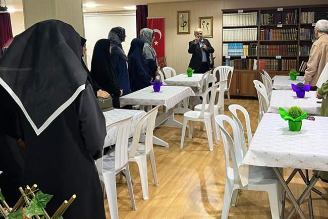 Ulu Camii Kız Kur’an Kursu'nda Kitap Kafe açıldı