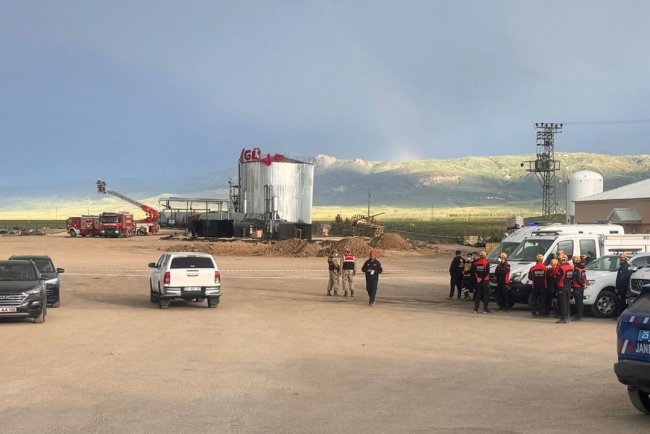 Erzurum'da asfalt üretim tesisindeki patlamada 1 işçi öldü, 1 işçi yaralandı