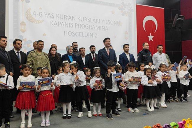 Saray'da 4-6 Yaş öğrencileri yıl sonu heyecanı yaşadı