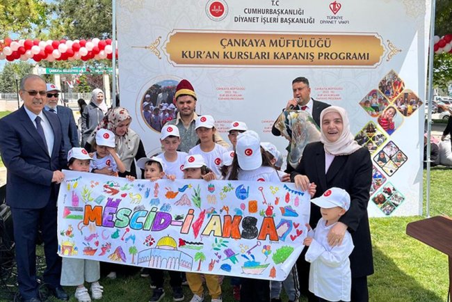 Çankaya'da minikler yıl sonu coşkusu yaşadı