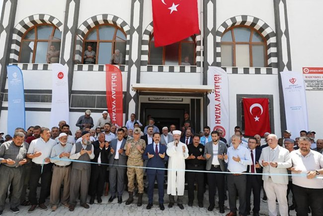 Hatay’da 99'uncu cami dualarla açıldı