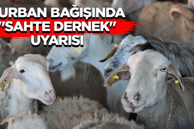 Kurban bağışında "sahte dernek" uyarısı