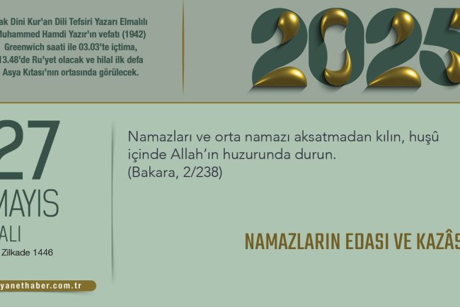 Namazların Edası ve Kazâsı