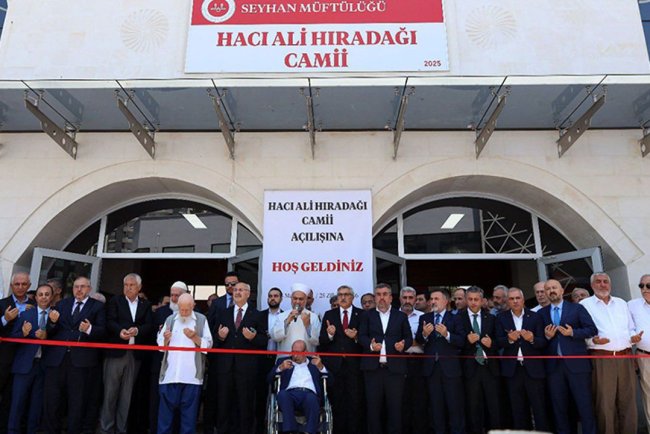 Adana’da Hacı Ali Hıradağı Camii dualarla açıldı