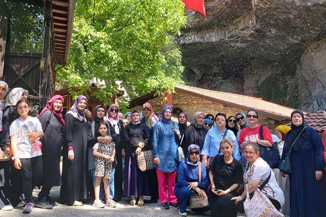 Özel bireyler Safranbolu'yu gezdi