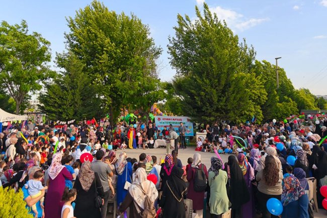Adıyaman'daki miniklerden coşkulu veda