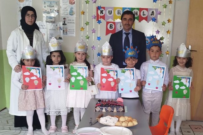 Hanak'ta ilk kez açılan 4-6 Yaş Kur'an Kursunda eğitim tamamlandı