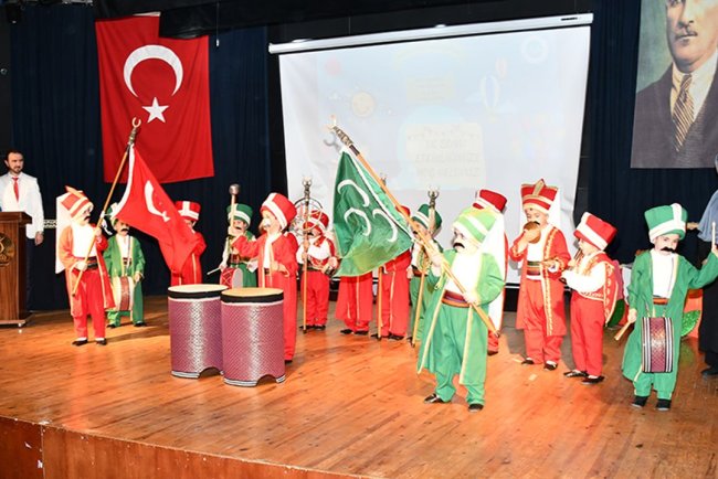 Nazilli'de miniklerden coşkulu veda