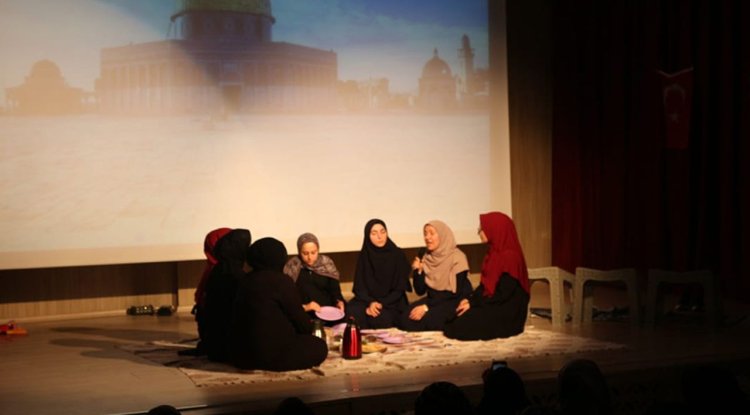 Müftülüğün "Mescid-i Aksa ve Umut" tiyatrosu ilgi gördü