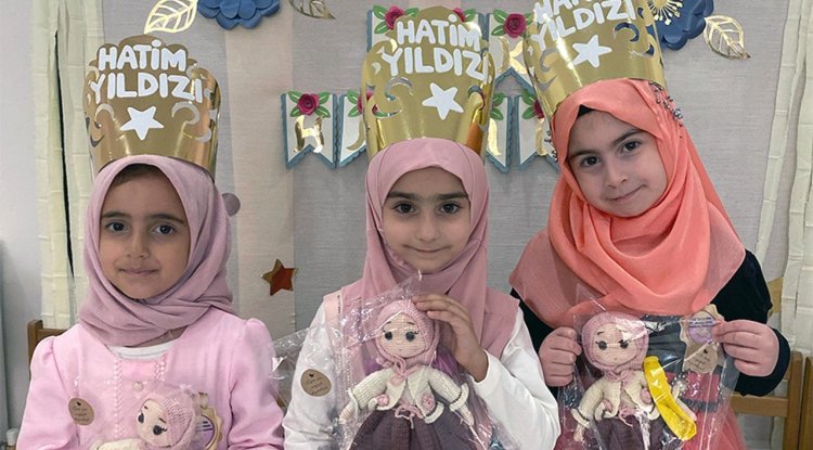 Pendik’te 4-6 yaş öğrencilerinden hatim programı