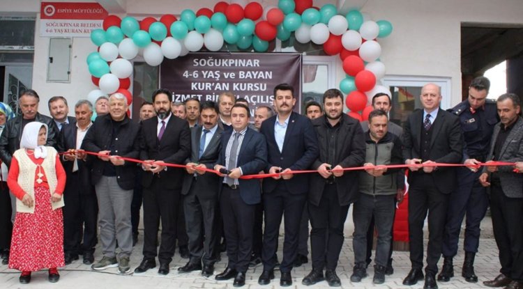 Soğukpınar Kur’an Kursu hizmete açıldı