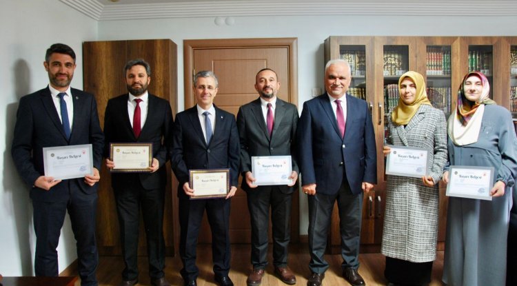 Karabük'te manevi danışmanlar ödüllendirildi