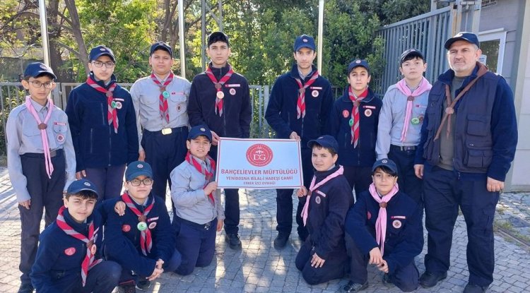 Bahçelievlerli diyanet gençlik izcileri izci evinde buluştu