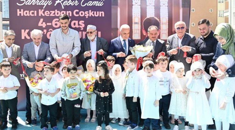 Ümraniye Hacı Kezban Coşkun 4-6 Yaş Kur’an Kursu açıldı