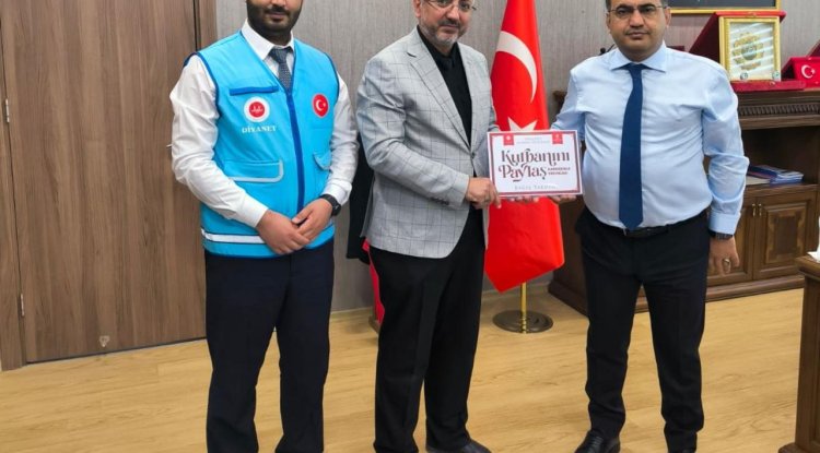 Kaymakam Kıyıcı kurban vekaletini TDV’ye verdi