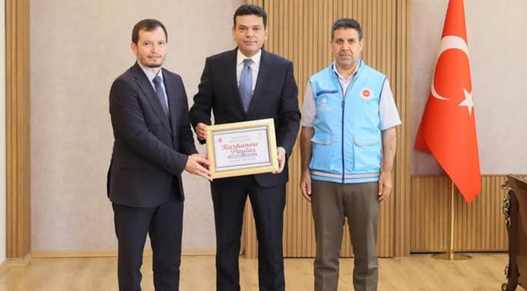 Kızıltepe Kaymakamı Şahin, kurban vekaletini TDV'ye verdi