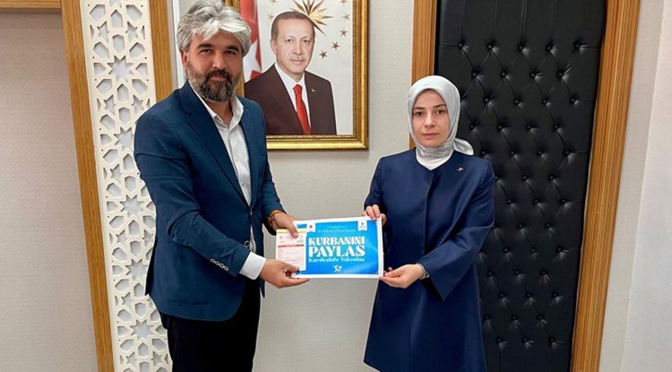 Yeşilyurt Kaymakamı Baytak, kurban vekaletini TDV'ye verdi