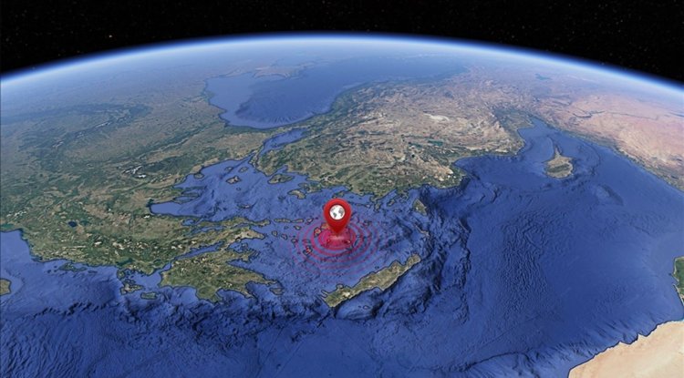 Ege Denizi'nde 4,9 büyüklüğünde deprem