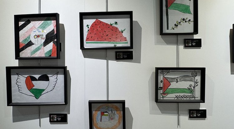 "Sadakat" sergisi Filistin halkının mücadelesini sanatın zarif formlarıyla aktarıyor