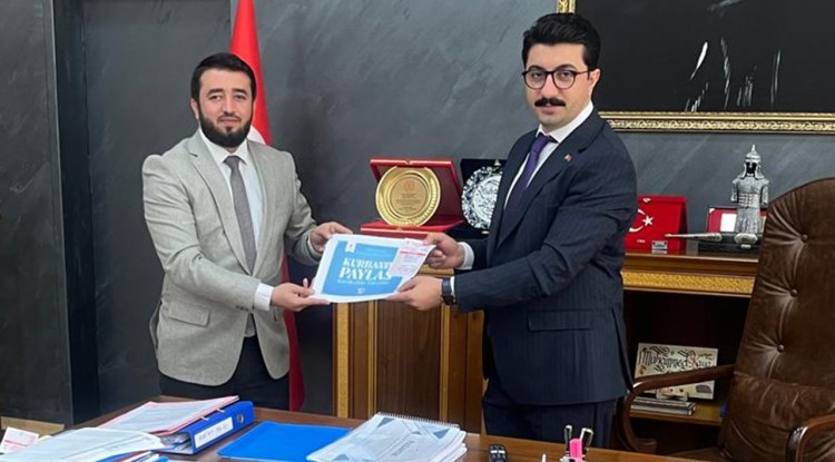 Kaymakam Kaya, kurbanını TDV'ye emanet etti