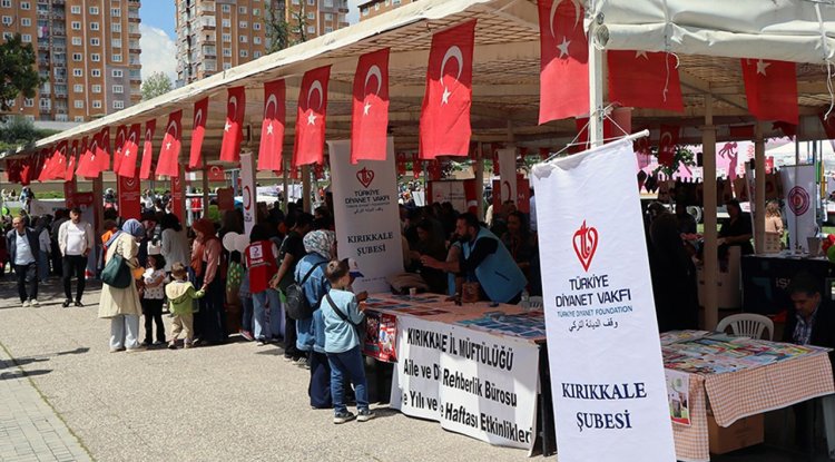 Kırıkkale "Aile Festivali'nde müftülük standına yoğun ilgi