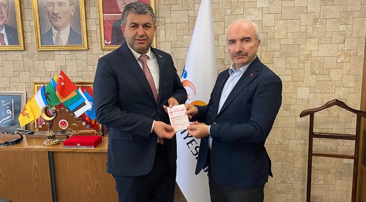 Gediz Belediye Başkanı'ndan TDV'ye destek