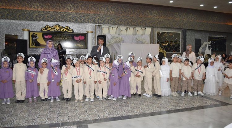 Bahşılı'da minikler yıl sonu heyecanı yaşadı