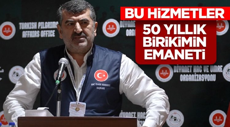 Bircan: Bu hizmetler 50 yıllık birikimin emaneti