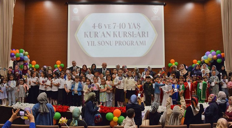 Giresun'daki Kur'an kurslarında yıl sonu coşkusu yaşandı