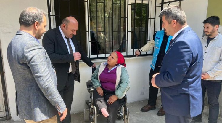 Kartal Müftülüğü, tekerlekli sandalye desteği sağlıyor