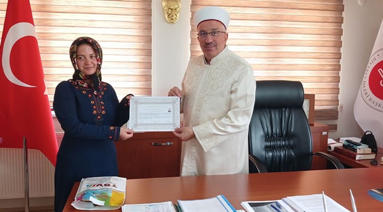 Alman kadın Erdek'te Müslüman oldu