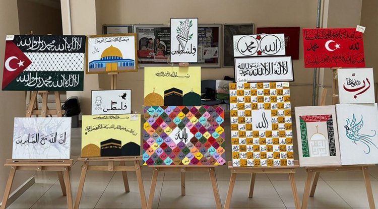 Gümüşhane'de "Hüsn-i Hat" sergisi açıldı