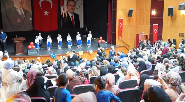 Kahta'da 4-6 yaş öğrencileri yıl sonu coşkusu yaşadı