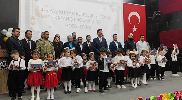 Saray'da 4-6 Yaş öğrencileri yıl sonu heyecanı yaşadı