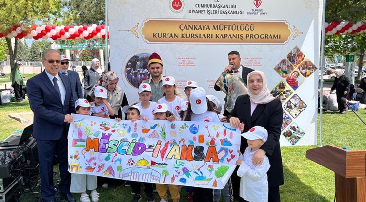 Çankaya'da minikler yıl sonu coşkusu yaşadı