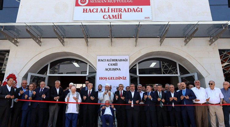 Adana’da Hacı Ali Hıradağı Camii dualarla açıldı