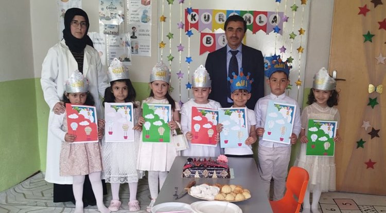 Hanak'ta ilk kez açılan 4-6 Yaş Kur'an Kursunda eğitim tamamlandı