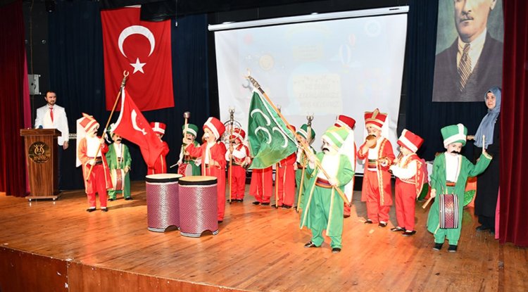 Nazilli'de miniklerden coşkulu veda