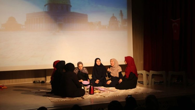 Müftülüğün "Mescid-i Aksa ve Umut" tiyatrosu ilgi gördü