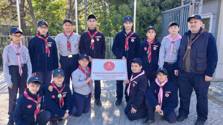 Bahçelievlerli diyanet gençlik izcileri izci evinde buluştu
