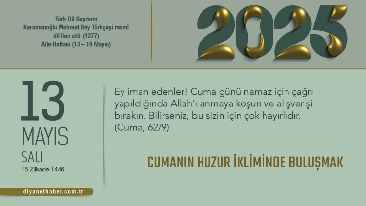 Cumanın Huzur İkliminde Buluşmak