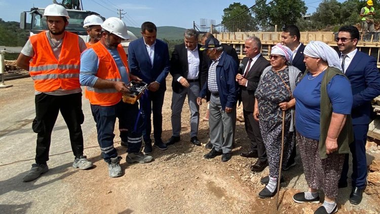 Bodrum Çamlık Camii'nin temeli atıldı