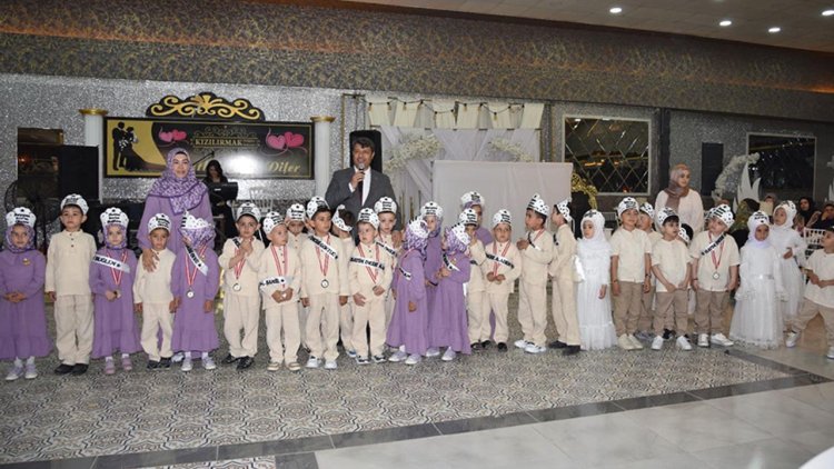 Bahşılı'da minikler yıl sonu heyecanı yaşadı